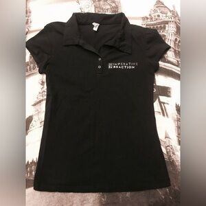 Imperative Reaction concert collared T shirt EUC